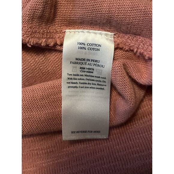 Faherty Hoodie Men XS Summer Surf Stripe Slub Sunwashed Red Pullover See Picture - Picture 8 of 11